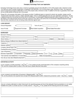 PDF thumbnail Emerging Technology Fund application